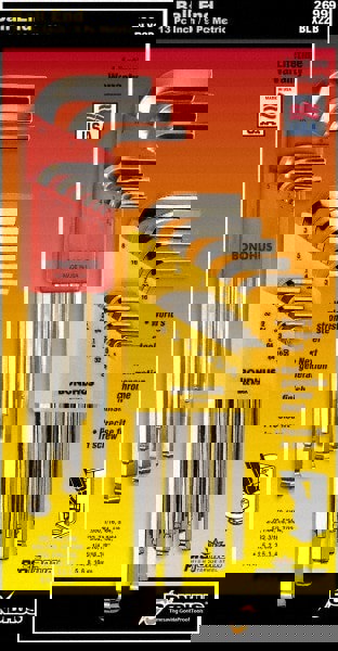 22 Piece L-Key Ball End Hex Key Set