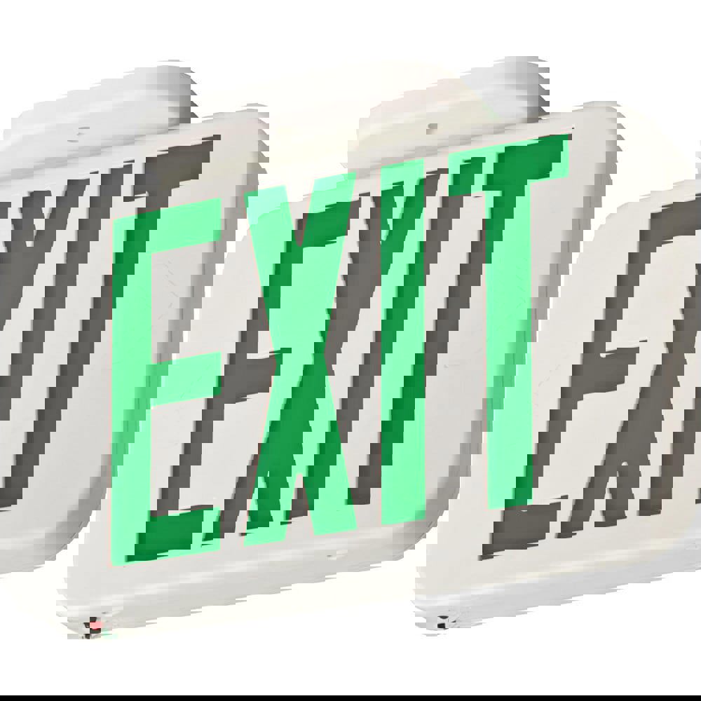 Combination Exit Signs; Mounting Type: Ceiling Mount; Surface Mount; Wall Mount ; Number of Faces: 2 ; Lamp Type: LED ; Number of Heads: 0