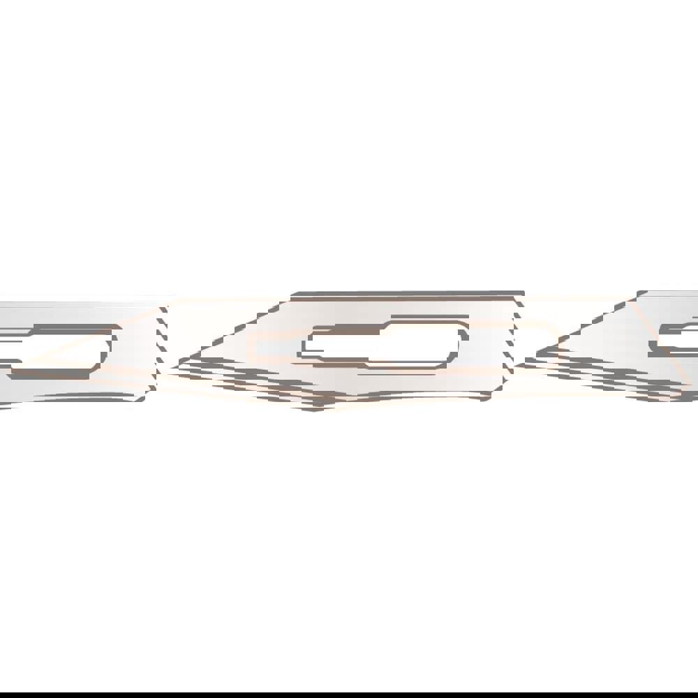 Knife Blades; Blade Type: Scalpel ; Blade Material: Steel ; Blade Point Type: Sharp ; Blade Edge Type: Curved ; Blade Length (mm): 49.4000 ; Blade Length (Decimal Inch): 1.9449