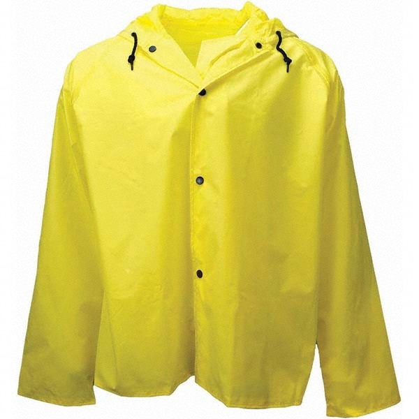 Rain Jacket: Size 6X-Large, Yellow, Nylon