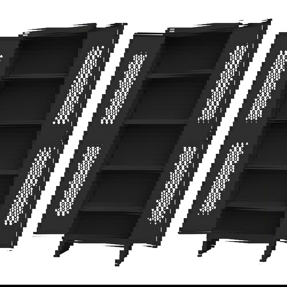 Storage Cabinets; Cabinet Type: Ventilated Storage ; Cabinet Material: Steel ; Width (Inch): 18 ; Depth (Inch): 48-1/8 ; Cabinet Door Style: Recessed ; Height (Inch): 77-3/4