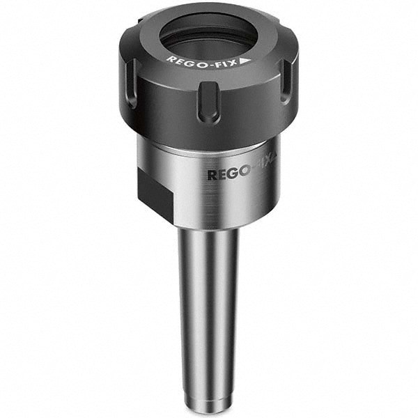 Collet Chuck: 3 to 26 mm Capacity, ER Collet, Threaded Shank