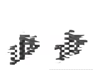 Two Handle Roman Tub Faucet in Matte Black