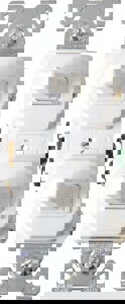 1 Pole, 120/277 VAC, 15 Amp, Flush Mounted, Duplex Switch