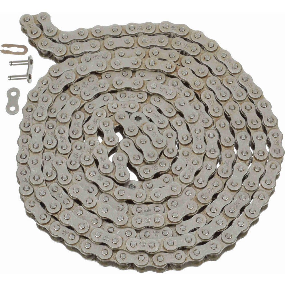 Roller Chain: Standard Riveted, 1/2