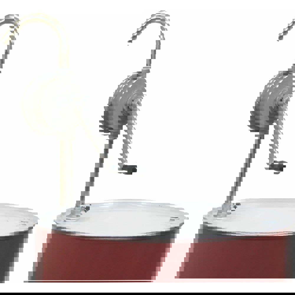 Drum & Tank Accessories; Accessory Type: Rotary Drum Pump ; For Use With: 15, 30, 55 Gallon Drums ; Material: Stainless Steel ; Height (Inch): 53.125in ; Overall Length (Inch): 8.75in ; Width (Inch): 9in