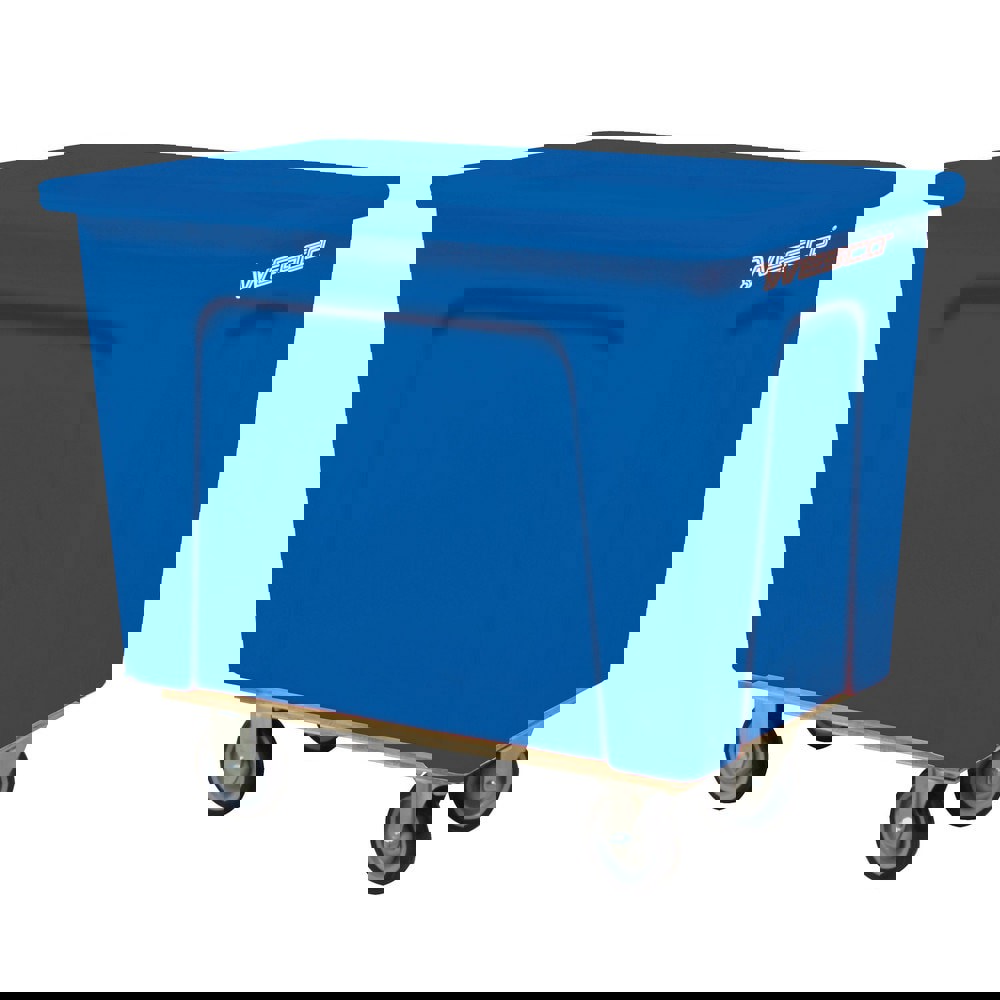 Plastic Basket Truck: 128 gal, 600 lb Capacity, 29-3/4