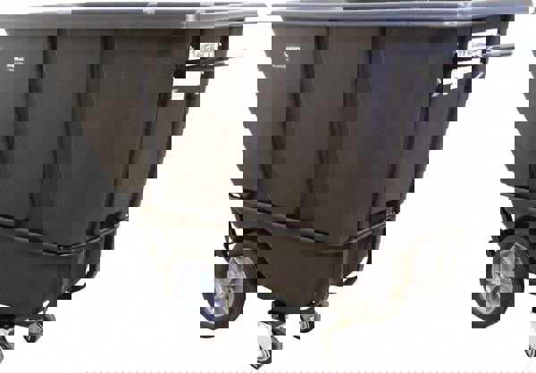 Polyethylene Basket Truck: 1/2 cu yd, 1,400 lb Capacity, 37-1/2