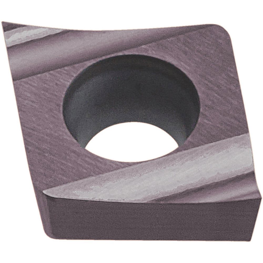 Turning Inserts; Relief Angle: 7.000 ; Insert Style: CCET ; Corner Radius (mm): 0.10 ; Corner Radius (Decimal Inch): 0.0039 ; Included Angle: 80.00 ; Manufacturer Grade: VP15TF