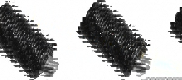 Threaded Spring Plunger: M4 x 0.7, 16 mm Thread Length, 1.78 mm Dia, 2.5 mm Projection