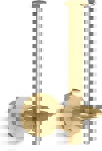 Wall Toilet Tissue Holder in Vibrant Brushed Moderne Brass