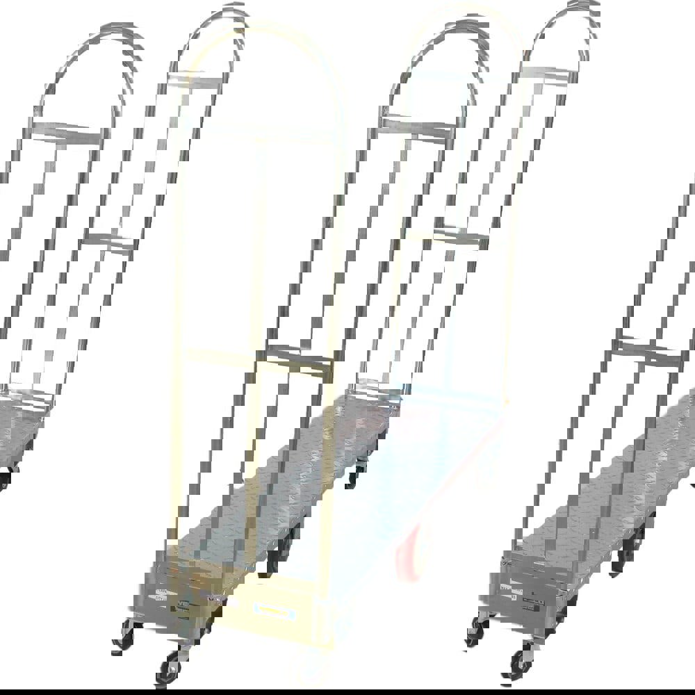 Bar, Panel & Platform Trucks; Type: Steel U-Boat ; Load Capacity (Lb. - 3 Decimals): 1750.000 ; Body Material: Steel ; Height (Inch): 60 ; Deck Surface: Diamond Tread ; Platform Height: 10.75in