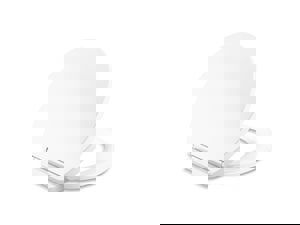 Round Closed Front with Cover Toilet Seat in White