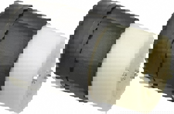Locking Inlet: Connector, Industrial, L16-30R, 480V, Black & White