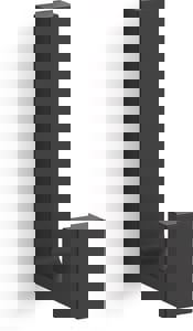 1-Hook Robe Hook in Matte Black