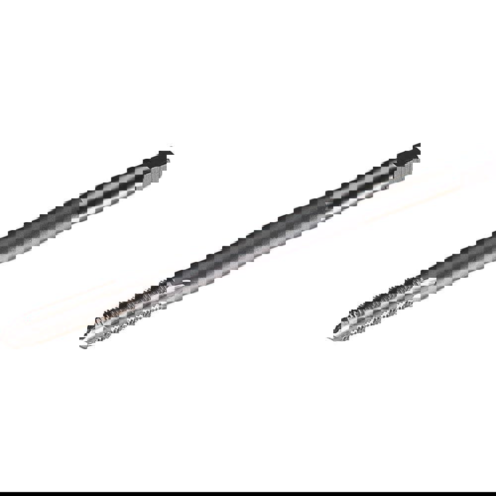 Spiral Point Tap: 3/8-16 UNC, 3 Flutes, Plug Chamfer, 3B Class of Fit, High-Speed Steel, Bright/Uncoated