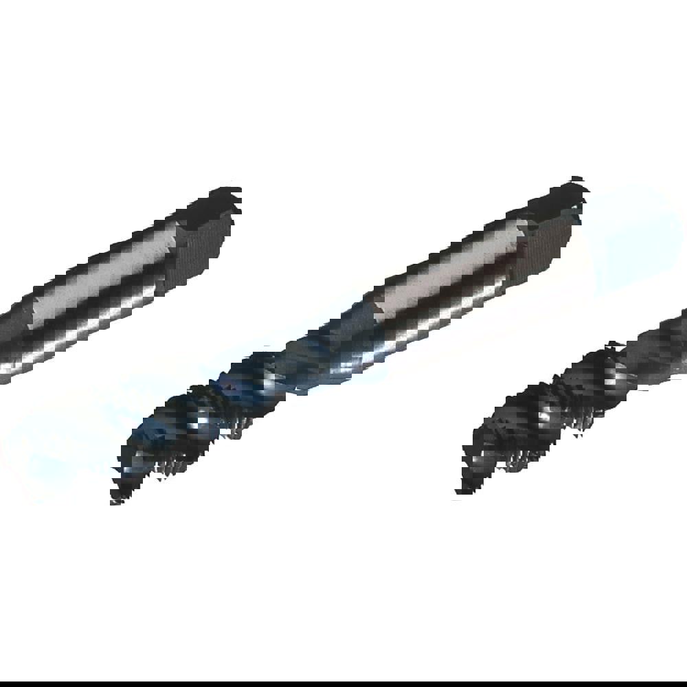 Spiral Flute Tap: 3/8-16 UNC, 3 Flutes, Bottoming, 3B Class of Fit, High Speed Steel, Oxide Coated