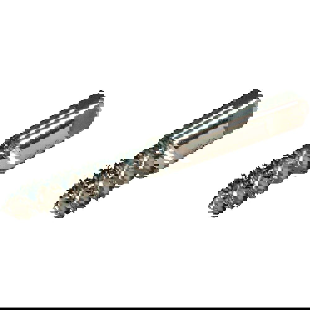 Spiral Flute Tap: M12x1.75 Metric, 3 Flutes, Bottoming, 6H Class of Fit, High Speed Steel, Uncoated