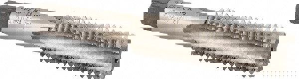 Straight Flutes Tap: 1/2-13, UNC, 4 Flutes, Bottoming, 3B, High Speed Steel, Bright/Uncoated