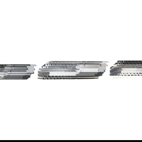 Spiral Point Tap: M2.5x0.45 Metric, 2 Flutes, Plug Chamfer, 6H Class of Fit, HSS, Bright/Uncoated Coated