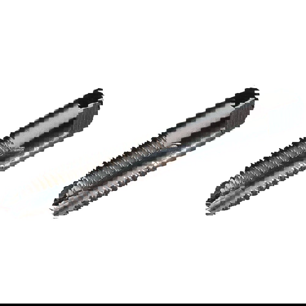 Spiral Point Tap: M2x0.4 Metric, 2 Flutes, Plug Chamfer, 6H Class of Fit, High-Speed Steel, Bright/Uncoated