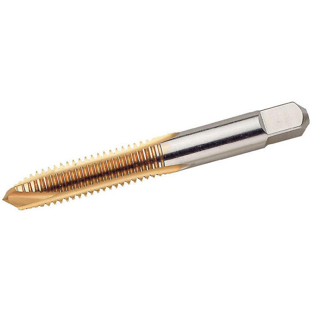 Spiral Point Tap: 1/2-13 UNC, 3 Flutes, Plug Chamfer, 2B/3B Class of Fit, High-Speed Steel, Bright/Uncoated