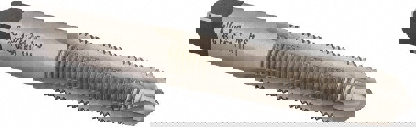 Spiral Point Tap: 3/8-24 UNF, 3 Flutes, Plug Chamfer, 2B/3B Class of Fit, High-Speed Steel, Bright/Uncoated