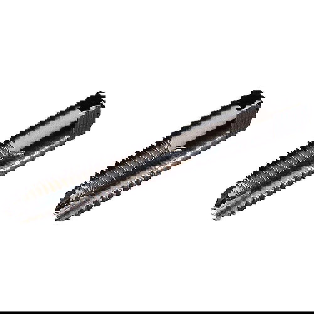Spiral Point Tap: 3/8-16 UNC, 3 Flutes, Plug Chamfer, 2B/3B Class of Fit, High-Speed Steel, Bright/Uncoated