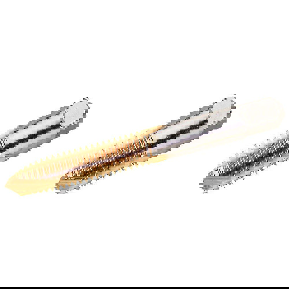 Spiral Point Tap: 5/16-24 UNF, 2 Flutes, Plug Chamfer, 2B/3B Class of Fit, High-Speed Steel, Bright/Uncoated