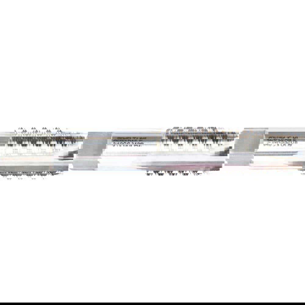 Spiral Point Tap: 1/2-13 UNC, 3 Flutes, Plug Chamfer, 2B Class of Fit, High-Speed Steel, Bright/Uncoated