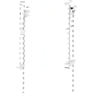 CCN 2.5 GPM 4F H/SHWR W/ RAILS CP