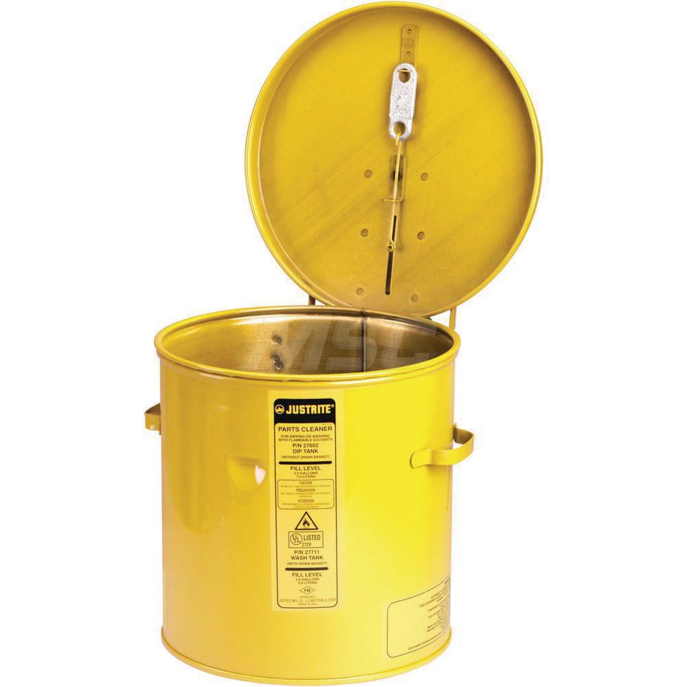 Safety Bench Cans & Dip/Wash Tanks; Capacity (Gal.): 2.000 ; Type: Dip Tank ; Tank Type: Dip Tank ; Capacity: 2.000 ; Capacity (Qt.): 8.00 ; Can Material: Steel