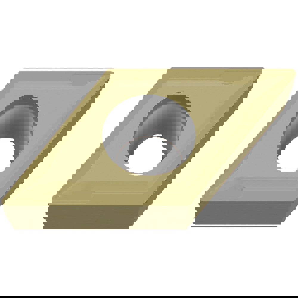 Turning Inserts; Relief Angle: 7.000 ; Insert Style: DCMT ; Corner Radius (mm): 0.80 ; Corner Radius (Inch): 1/32 ; Corner Radius (Decimal Inch): 0.0312 ; Included Angle: 55.00