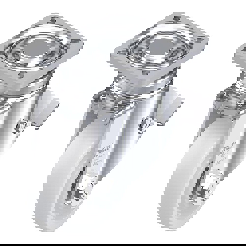 Swivel Top Plate Caster: Nylon, 3