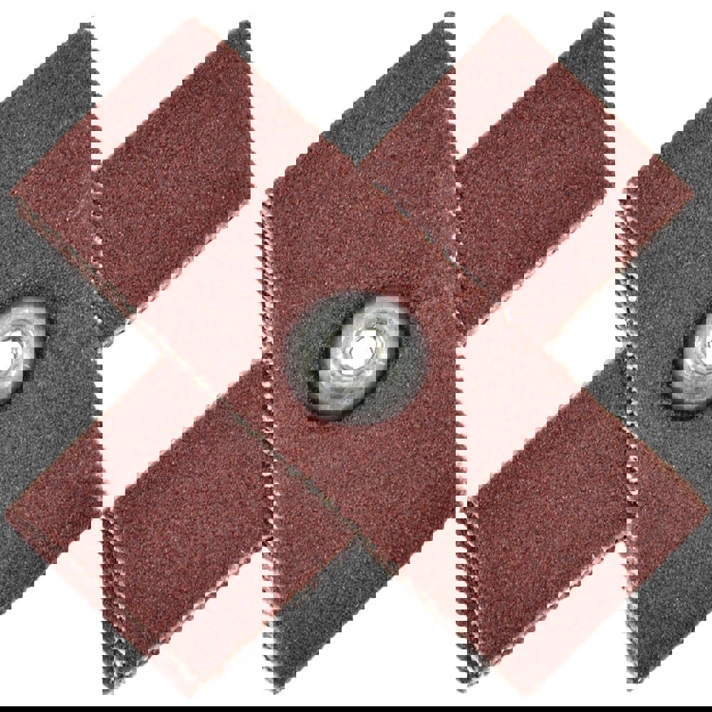 Cross & Square Pads; Pad Type: Cross ; Abrasive Type: Coated ; Grade: Fine ; Grit: 120 ; Eyelet Size: 8-32 ; Pad Length: 2.0000