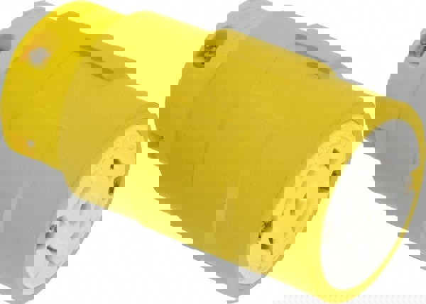 Straight Blade Connector: Industrial, L21-20, Yellow