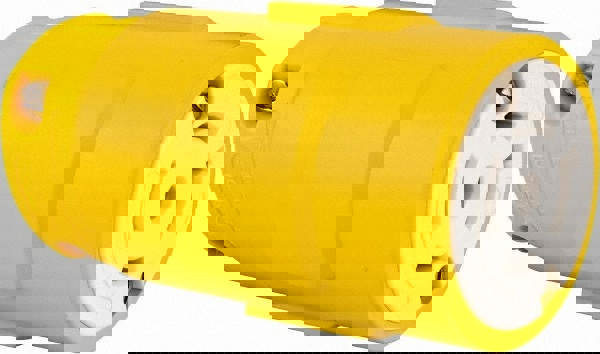 Straight Blade Connector: Industrial, L22-20, Yellow