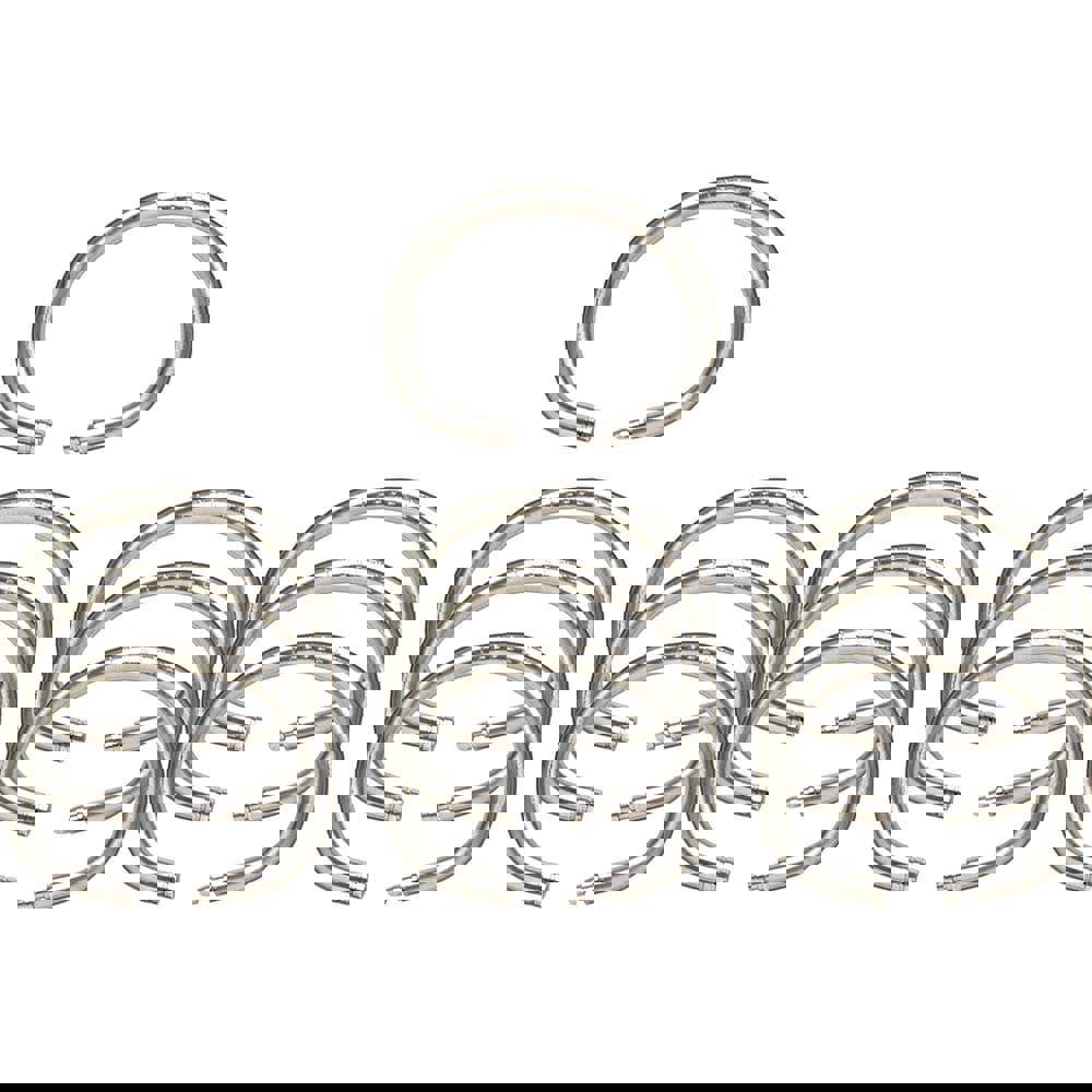 Key Control; Type: Key Ring ; Number of Keys: 0 ; Color: Silver ; Width (Inch): 1 ; UNSPSC Code: 46171500