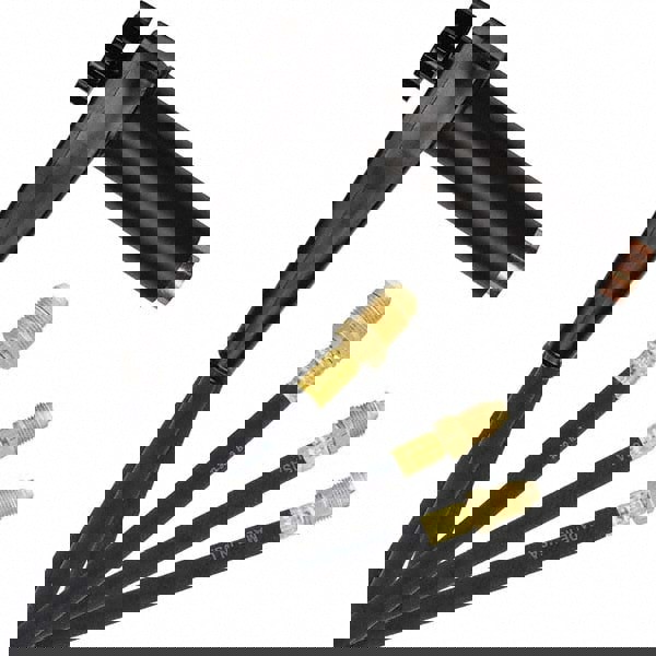 500 Amp 25' Rubber Outfit 27A Water Cooled TIG Welding Torch Kit