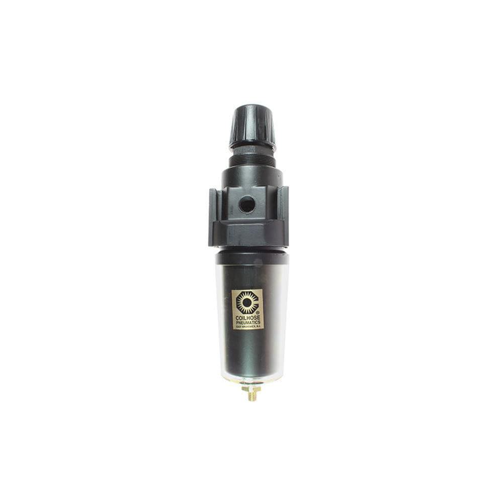FRL Combination Unit: 3/8 NPT, Standard, 1 Pc Filter/Regulator with Pressure Gauge