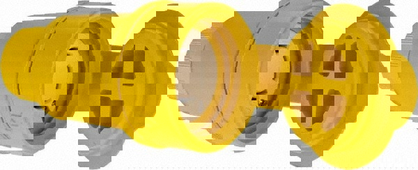 Locking Inlet: Connector, Industrial, L15-20, 250V, Yellow