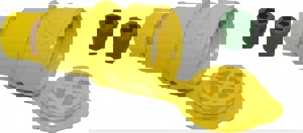 Locking Inlet: Connector, Industrial, L16-20, 480V, Yellow