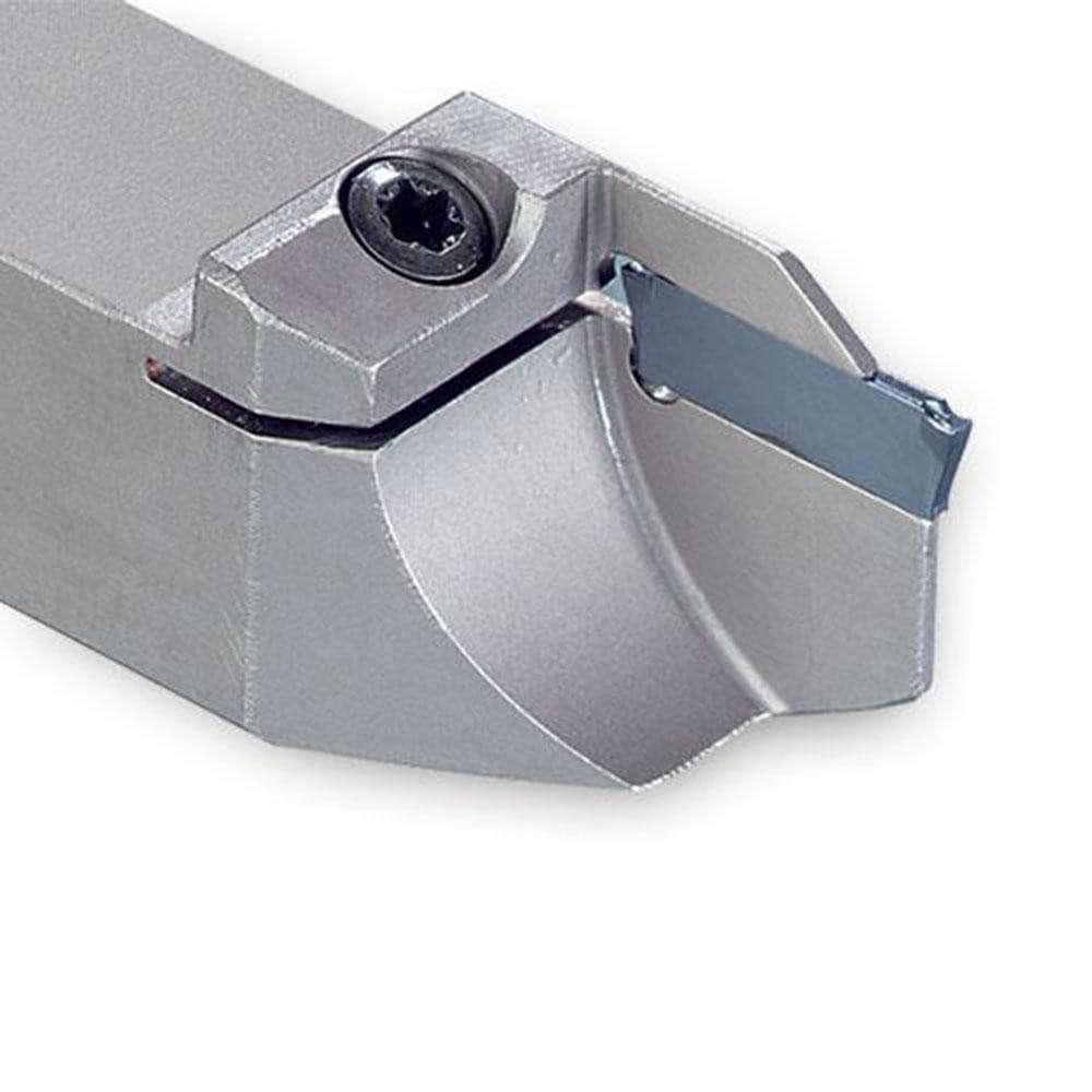 Indexable Grooving Toolholders; Toolholder Type: External Grooving ; Insert Seat Size: 3 ; Cutting Direction: Right Hand ; Maximum Depth of Cut (mm): 12.00 ; Minimum Groove Width (mm): 2.65 ; Maximum Groove Width (mm): 2.40