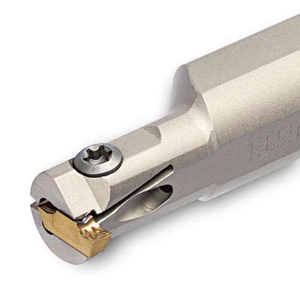 Indexable Grooving Toolholders; Toolholder Type: Internal Grooving ; Insert Seat Size: 2 ; Cutting Direction: Left Hand ; Maximum Depth of Cut (Decimal Inch): 0.1180 ; Minimum Groove Width (Decimal Inch): 0.0790 ; Toolholder Style: TTSIL