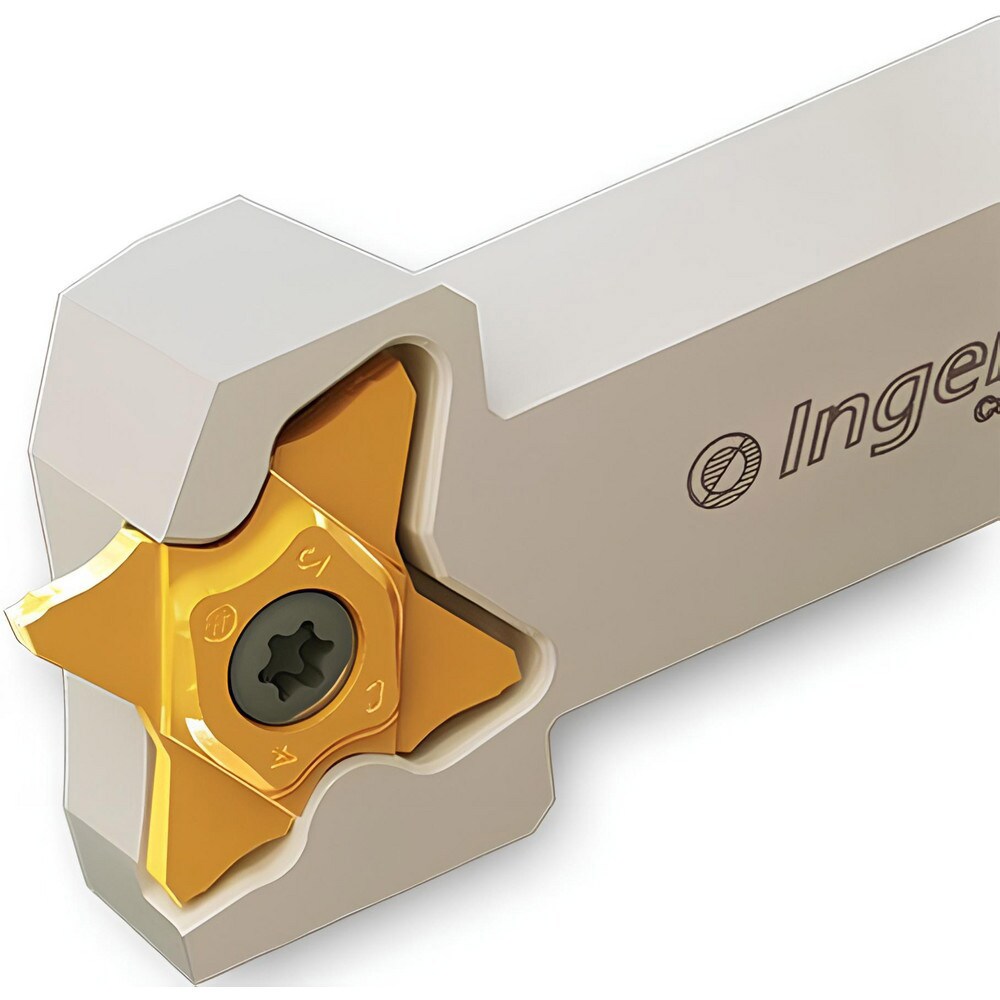 Indexable Grooving-Cutoff Toolholder: TQHR12.7-27, 0.02 to 1/8