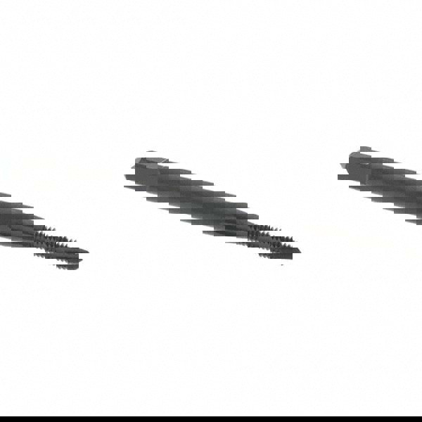 Spiral Point Tap: #2-56 UNC, 2 Flutes, Plug Chamfer, 2B Class of Fit, HSS-E Vanadium, Steam Oxide Coated