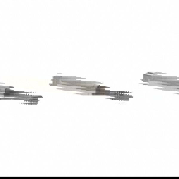 Spiral Point Tap: #4-40 UNC, 2 Flutes, Plug Chamfer, 2B/3B Class of Fit, HSS-E Vanadium, TiCN Coated