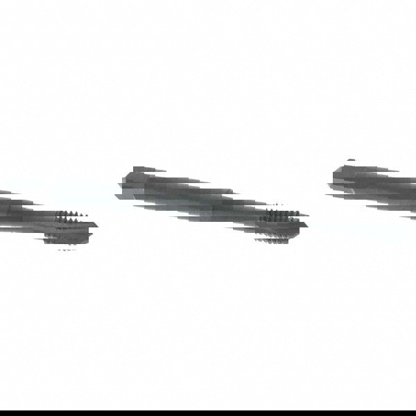 Spiral Point Tap: #8-36 UNF, 3 Flutes, Plug Chamfer, 2B/3B Class of Fit, HSS-E Vanadium, Steam Oxide Coated