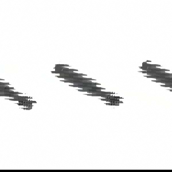 Spiral Point Tap: #4-40 UNC, 2 Flutes, Plug Chamfer, HSS-E Vanadium, Steam Oxide Coated