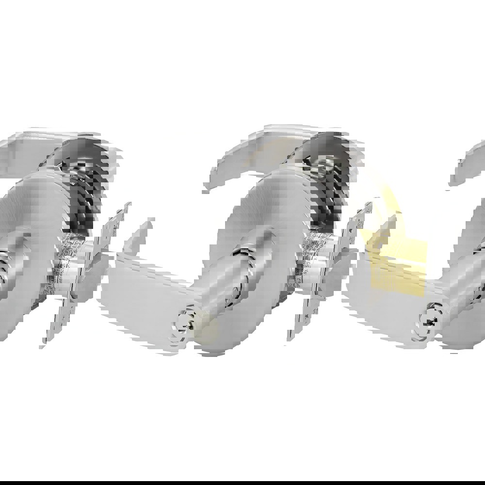 Lever Locksets; Lockset Type: Grade 1 Storeroom Cylindrical Lock ; Key Type: Keyed Different ; Back Set: 2-3/4 (Inch); Cylinder Type: Conventional ; Material: Brass ; Door Thickness: 1-3/4 to 2